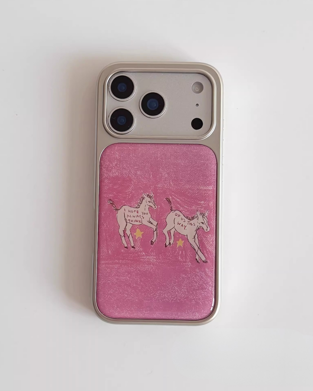 pink pony phone case