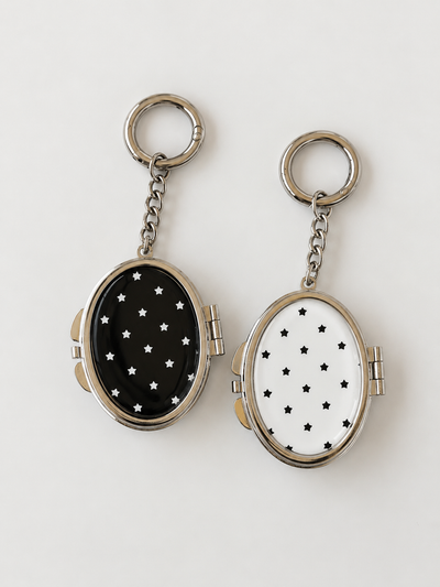 Starry Secret Mirror Keychain