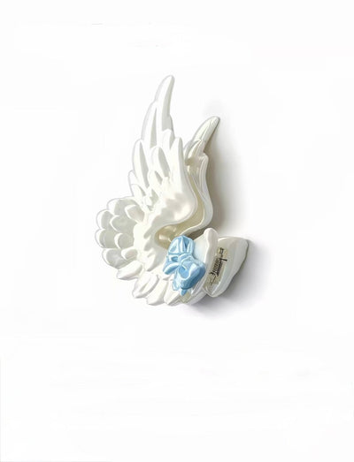 angel wings hair claw