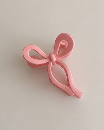 bow hair claw clip