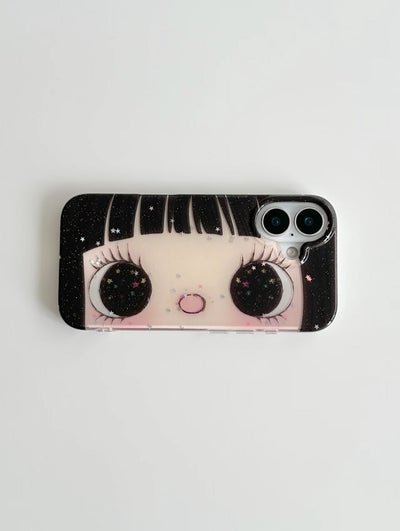 button nose phone case