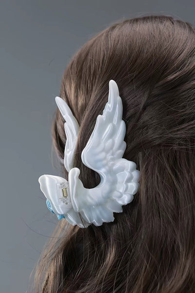 angel wings hair claw