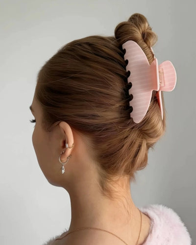 stripped hair claw clip