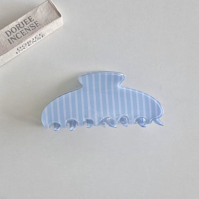 stripped hair claw clip