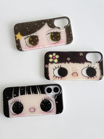 button nose phone case