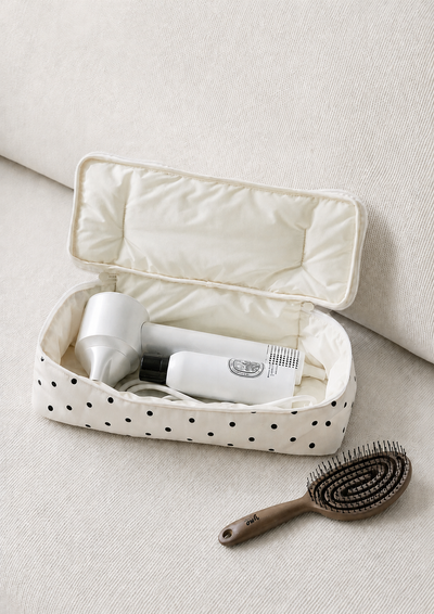Dotty Bow Travel Pouch