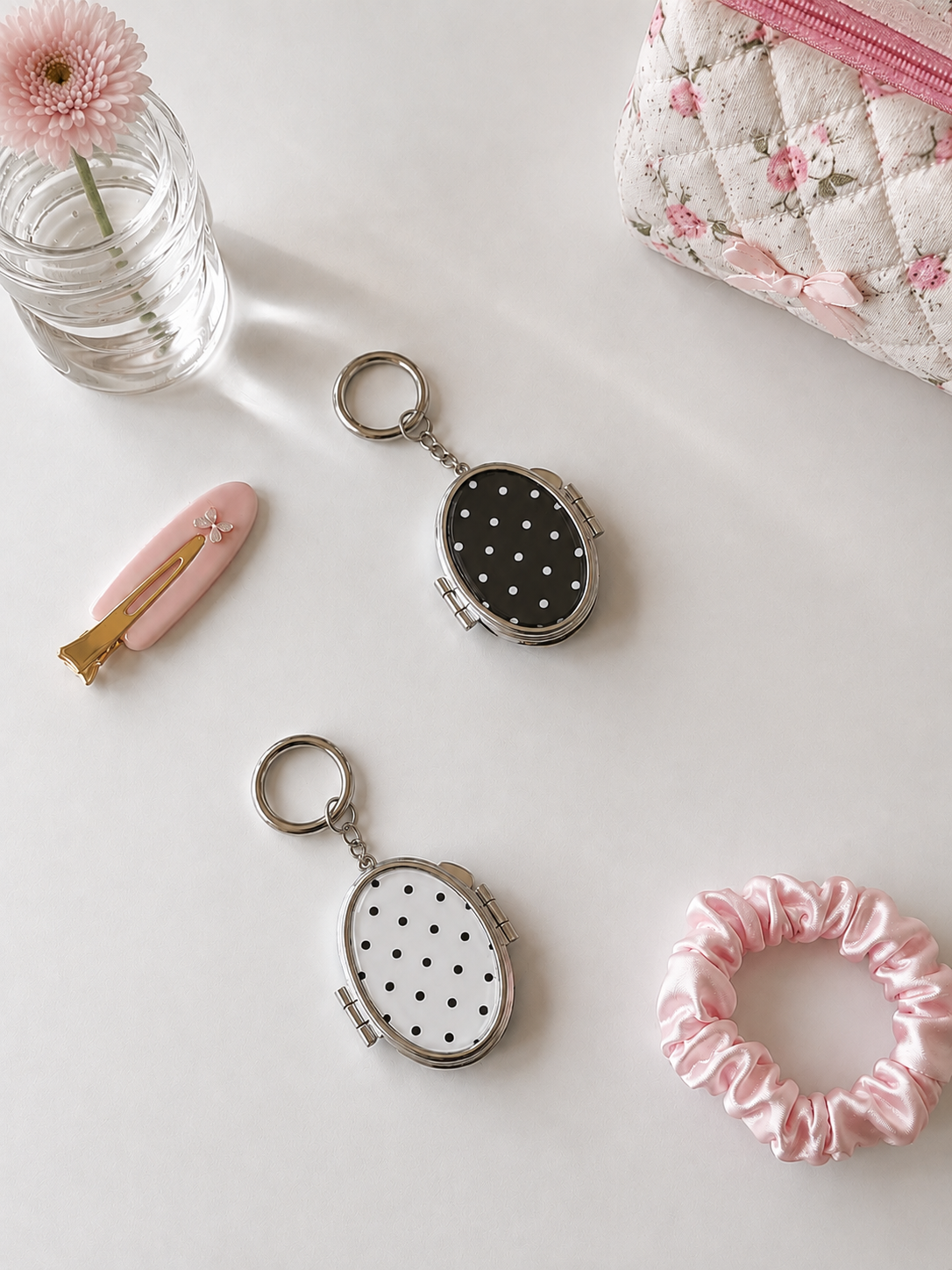 Starry Secret Mirror Keychain