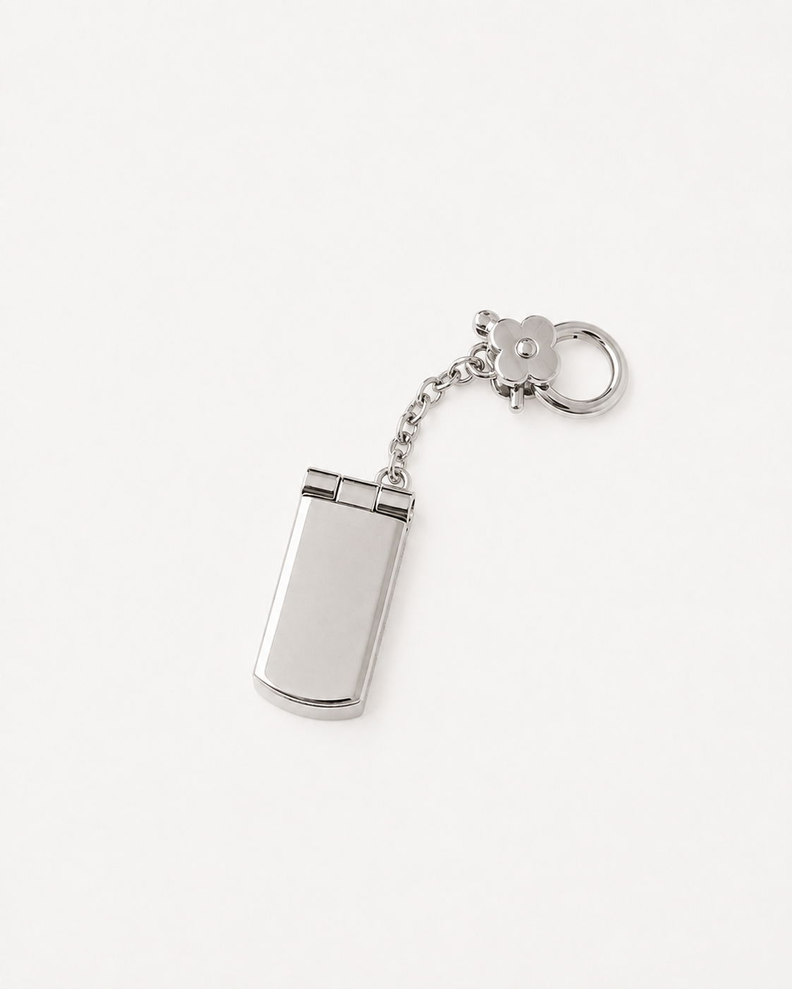 Heart World Flip Phone Keychain